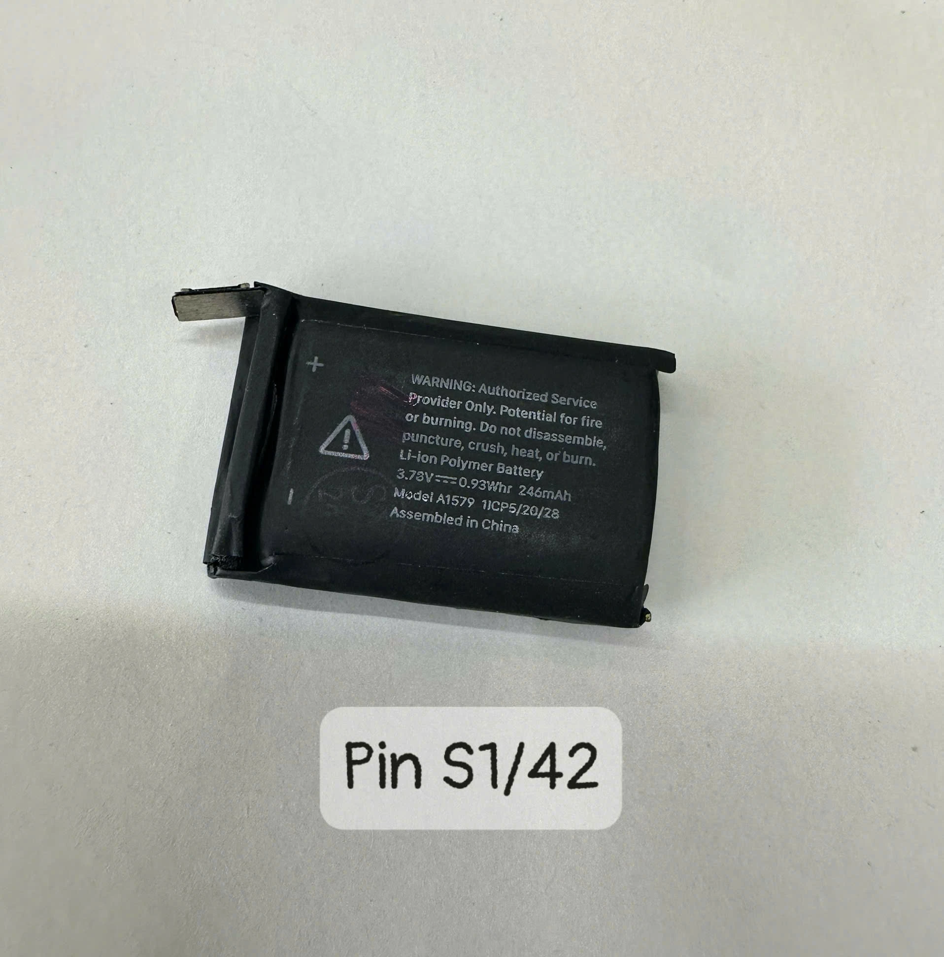 Pin Apple Watch Series 1 Zin Bóc Máy – 38mm & 42mm | Model A1802 A1803 | Dung Lượng 100% – Tương Thích Chuẩn